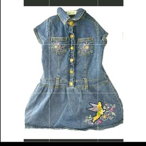 Disney Faires dress size 5 vintage denim jean